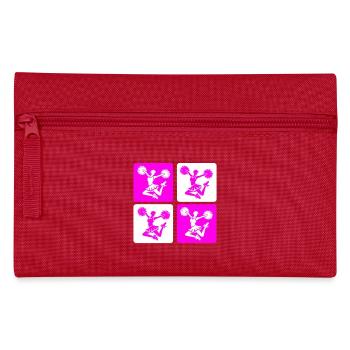 Conception de pom-pom girl - Trousse - rouge - Devant
