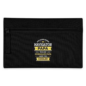 NAVIGATOR PAPA - COOL, VATERTAG, WEIHNACHTEN - Federtasche - Schwarz - Vorne