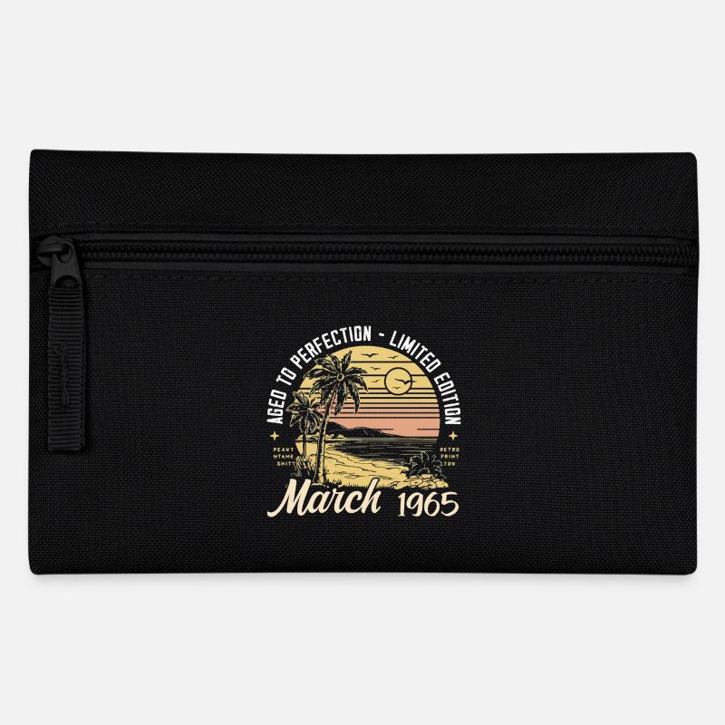 Geburtstag März 1965 - 60.Geburtstag - March 1965 - Federtasche - Schwarz