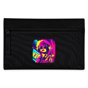 80s Retro Radio Star - Pencil Case - black - Front