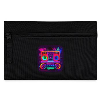 80er Retro Radio Star - Federtasche - Schwarz - Vorne