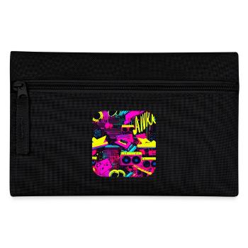 Années 80 Mode de vie Oldschool Pop - Trousse - noir - Devant