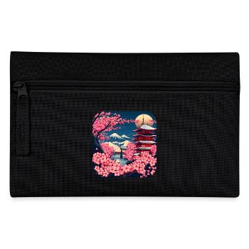 Japan World Tour Temples Culture - Pencil Case - black - Front