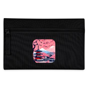 Japan World Tour Temples Culture - Pencil Case - black - Front