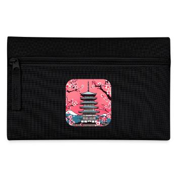Asia Holiday Temple Relax - Pencil Case - black - Front