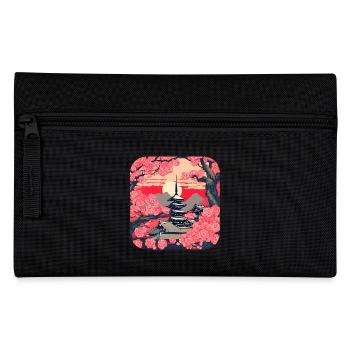 Temples Japan Culture World Tour - Pencil Case - black - Front