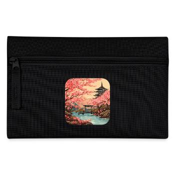 Tokyo Temple Cherry Blossom World Tour - Pencil Case - black - Front