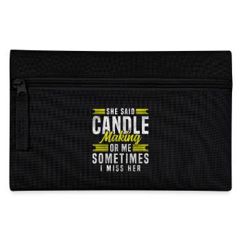 Candles Hobby Romantic Wax - Pencil Case - black - Front