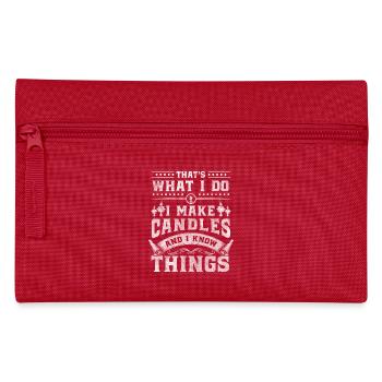 Fabricant de bougies hobby décoration romantique - Trousse - rouge - Devant