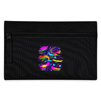 Neon Abstract Style Trend UV - Pencil Case - black - Front