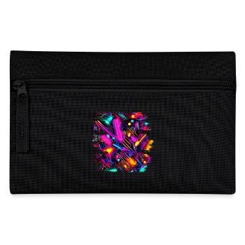 Neon Colors Colorful Creative Style Glow - Pencil Case - black - Front