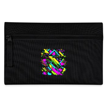 Neon Colors Colorful Creative Style Glow - Pencil Case - black - Front