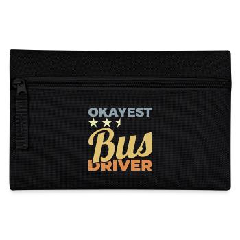 Durchschnittlicher Busfahrer - Federtasche - Schwarz - Vorne