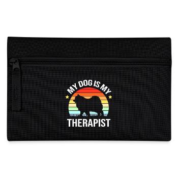 Therapy dog - Pencil Case - black - Front
