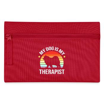 Therapy dog - Pencil Case - red - Front