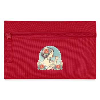 Pelmeni belle femme Art Nouveau Grace cadeau - Trousse - rouge - Devant