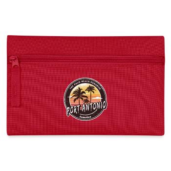 Port Antonio Jamaica – Karibisches Inselparadies - Federtasche - Rot - Vorne