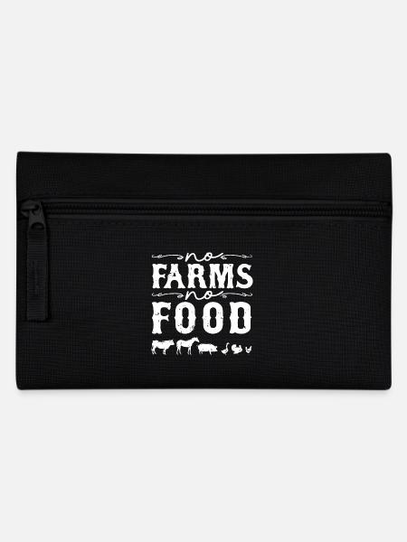 Farmer No Farms No Food - Pencil Case - black