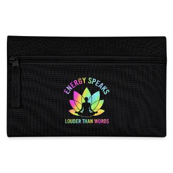 Bouddhisme Zen Méditation Bouddhiste Chakra Namaste - Trousse - noir - Devant