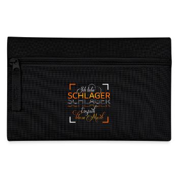 I love Schlager - Pencil Case - black - Front