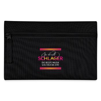 Schlager Yes I want - Pencil Case - black - Front