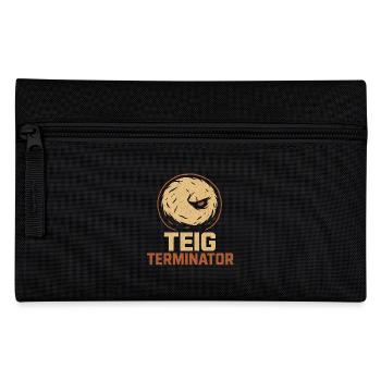 Teig Terminator Brot-Design für Knet-Held:innen - Federtasche - Schwarz - Vorne