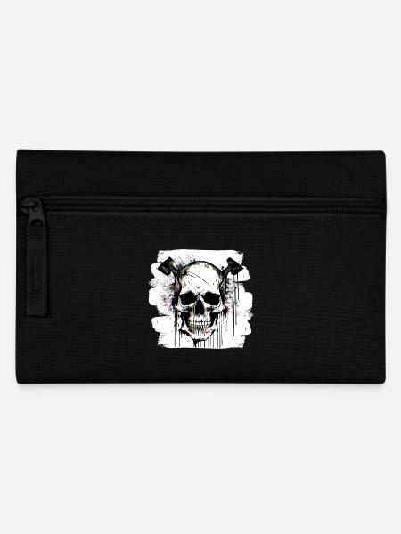crâne rocker heavy metal tattoo - Trousse - noir