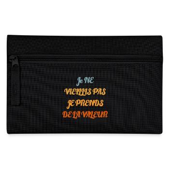 I don't get old, I increase in value - Pencil Case - black - Front