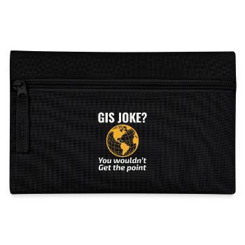 SIG Blague Cartographie Nerd Géospatial Humour - Trousse - noir - Devant