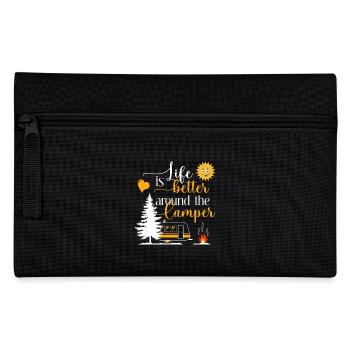 La vie est meilleure autour du camping-car - Trousse - noir - Devant