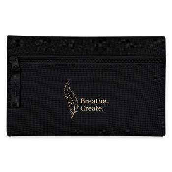 Le souffle crée une légèreté de plume - Trousse - noir - Devant
