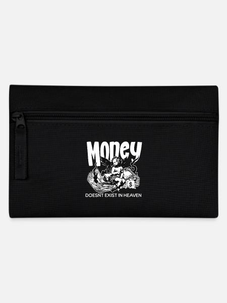 Money doesnt exist in heaven - Federtasche - Schwarz
