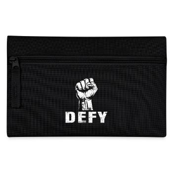 DEFY – Fist of Resistance - Pencil Case - black - Front
