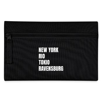 New York Rio Tokyo Ravensburg - Pencil Case - black - Front