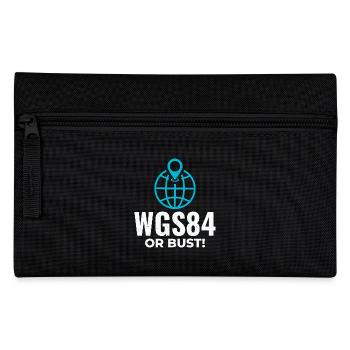 GIS Analyst WGS84 Système de coordonnées du globe - Trousse - noir - Devant