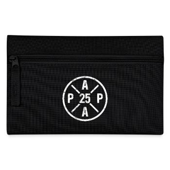 Papa 25 - Vater 2025 - Geschenk - Federtasche - Schwarz - Vorne