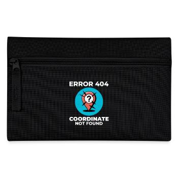 Question Mark Pin Lost Location GIS Error - Pencil Case - black - Front