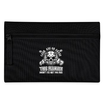 This Plumber Doesn't Fix For Free - Pencil Case - black - Front