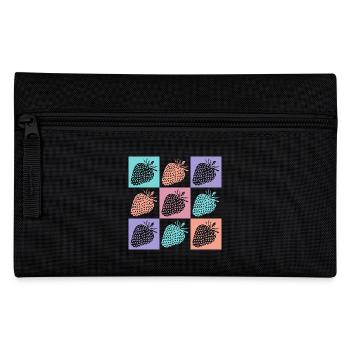 Erdbeeren Bunte Sommerfarben - Federtasche - Schwarz - Vorne