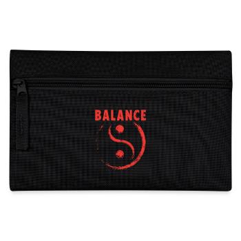 Yin und Yang Balance - Federtasche - Schwarz - Vorne