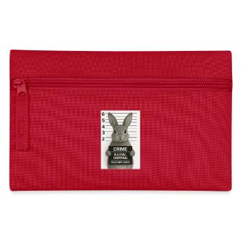 Criminal Rabbit - Pencil Case - red - Front