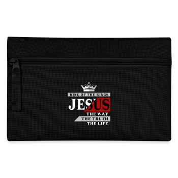 Jésus le roi - Trousse - noir - Devant