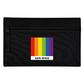 Safe Space Pride Verbündete - Federtasche - Schwarz - Vorne