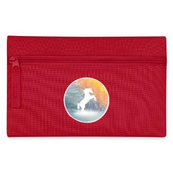 Licorne mystique dans la forêt enchantée - Trousse - rouge - Devant