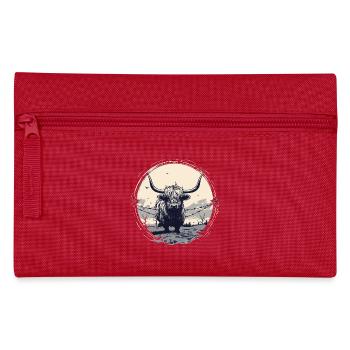 Scottish Highland cattle - Pencil Case - red - Front
