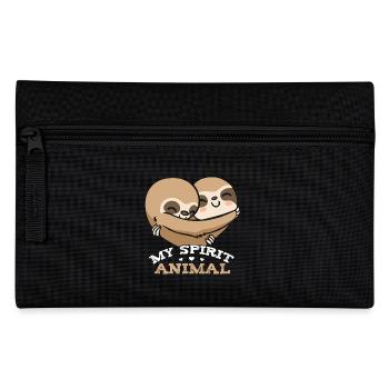 Sloth Is My Spirit Animal - Pencil Case - black - Front