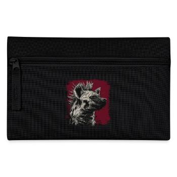 Punkrock Hyäne - Federtasche - Schwarz - Vorne