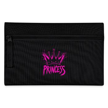 Prinzessin Krone Splash - Federtasche - Schwarz - Vorne