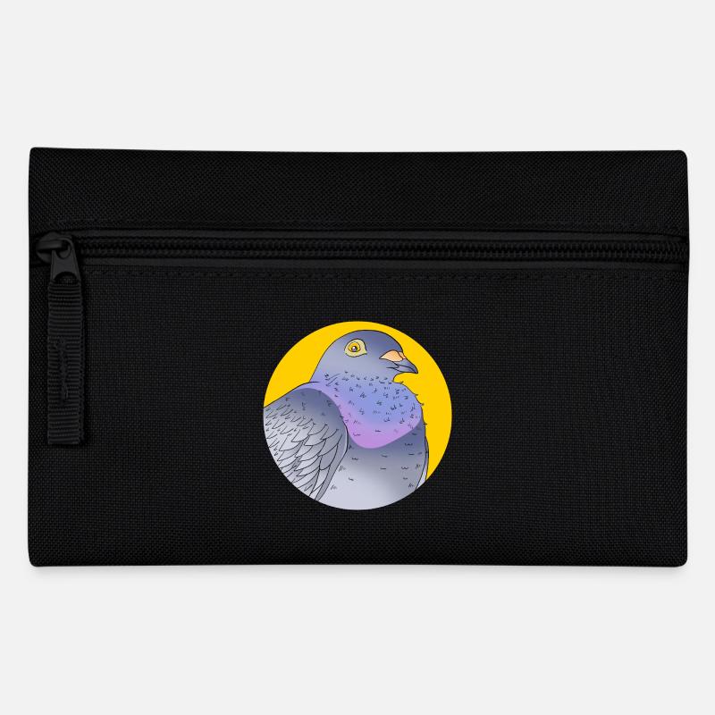 Taubenrennen Taube Tauben - Federtasche - Schwarz