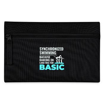 Natation synchronisée Danse Nageur de base Humour - Trousse - noir - Devant